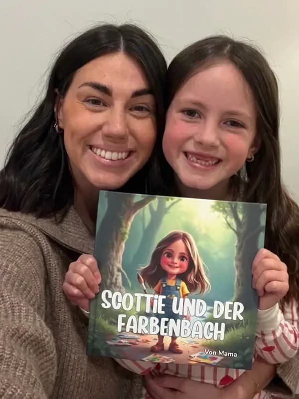 Das Kind von Tammy H mit seinem Adorabook