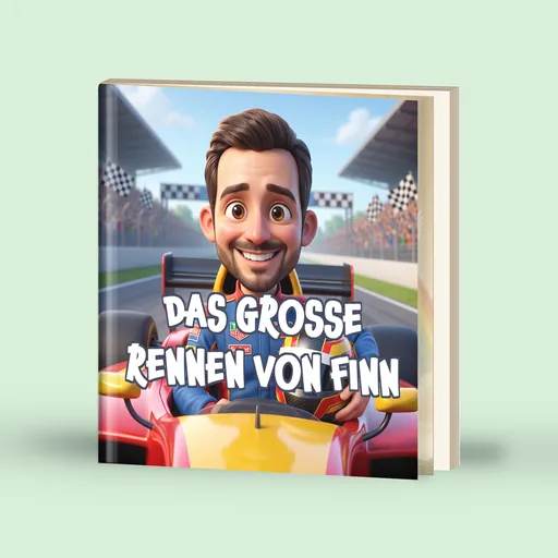 Champion im Rennwagen