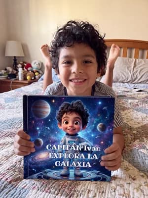 El hijo de Darina Edwards con su Adorabook