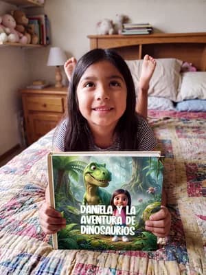 El hijo de Joyce con su Adorabook