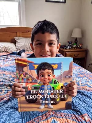 El hijo de Amy OConnor con su Adorabook