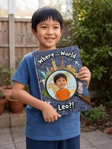 Joanna Grant's child with their Adorabook