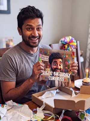 Anthony R.'s Adorabook gift book