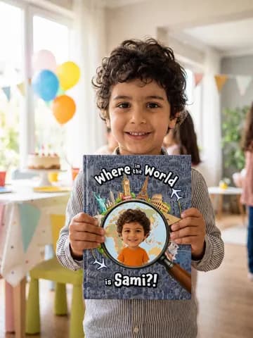 Teresa Chumney Craft's child with their Adorabook