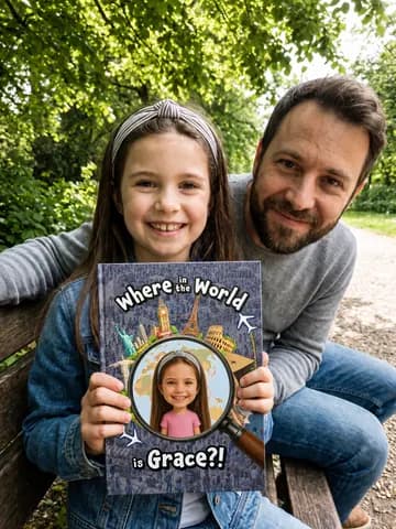 Gina Reno Woodlee's child with their Adorabook